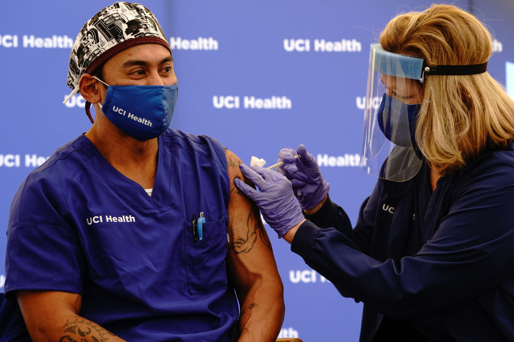 Orange County Gets First Doses Of COVID-19 Vaccine With Health Workers First to Get Shots - Vimarsana News