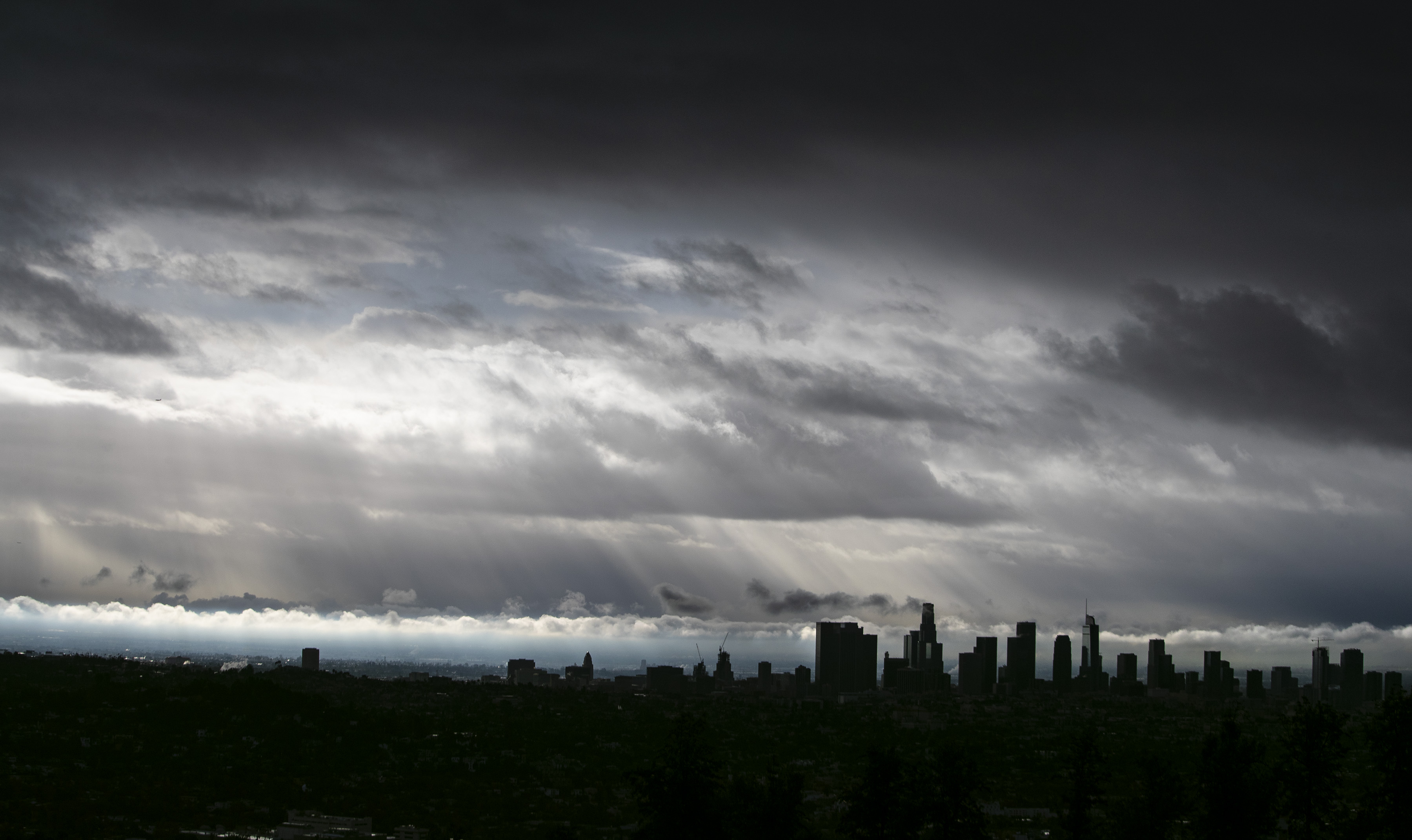 Hail, Snow and Rainbows: Scenes From SoCal’s First Storm of Winter