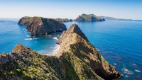 Moon Over the Mountains of Channel Islands National Park