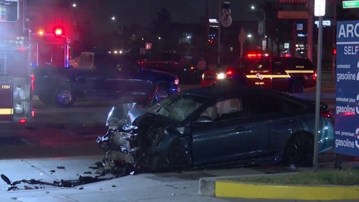 One killed in frontal accident with DUI suspect leaving traffic stop in Gardena – NBC Los Angeles
