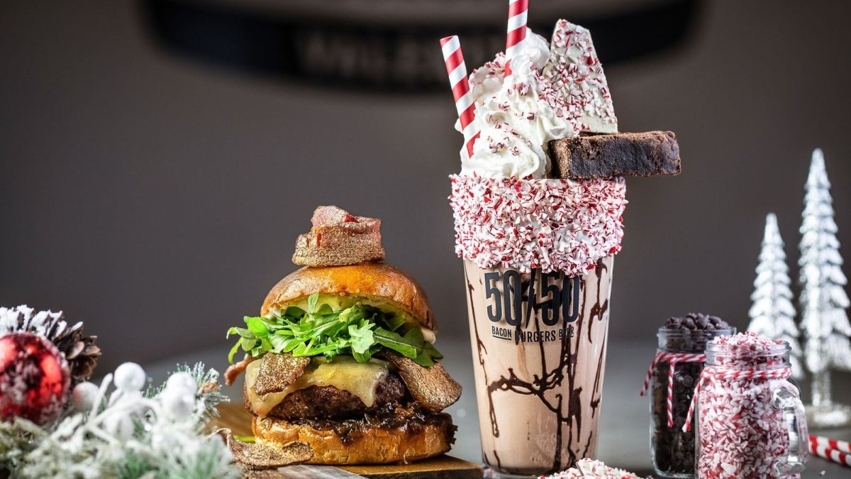 The Bacon Is Dusted With Gold on This Seasonal Burger NBC Los Angeles