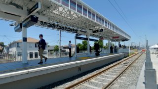 Metro Blue Line construction progress