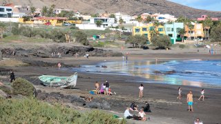 Migrants Boat At El Medano