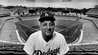Baseball Manager Tommy Lasorda Portrait Session