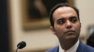 In this Oct. 18, 2019, file photo, Rohit Chopra, commissioner at the Federal Trade Commission (FTC), listens to testimony during a House Judiciary committee hearing on Capitol Hill in Washington, D.C.