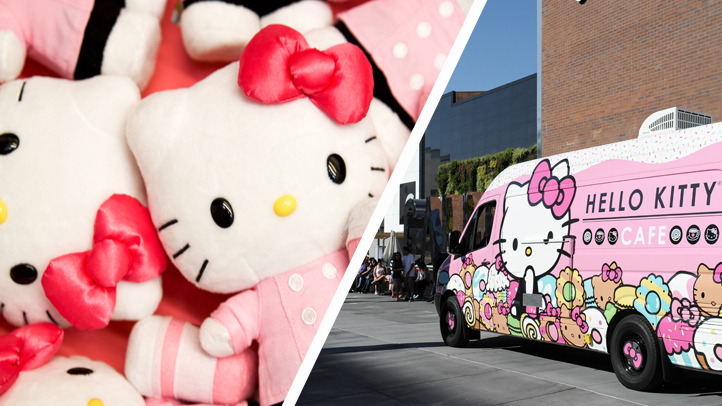 Hello Kitty咖啡车驶入洛杉矶地区
