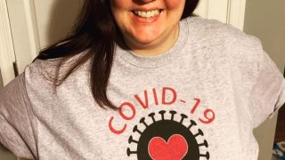 Laura Crovo still has some lingering Covid symptoms, despite having contracted the virus last April.