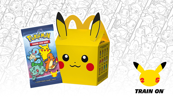 Details about   5 MCDONALDS 2021 POKEMON HAPPY MEAL BOX ONLY PIKACHU NEW 25th ANNIVERSARY 