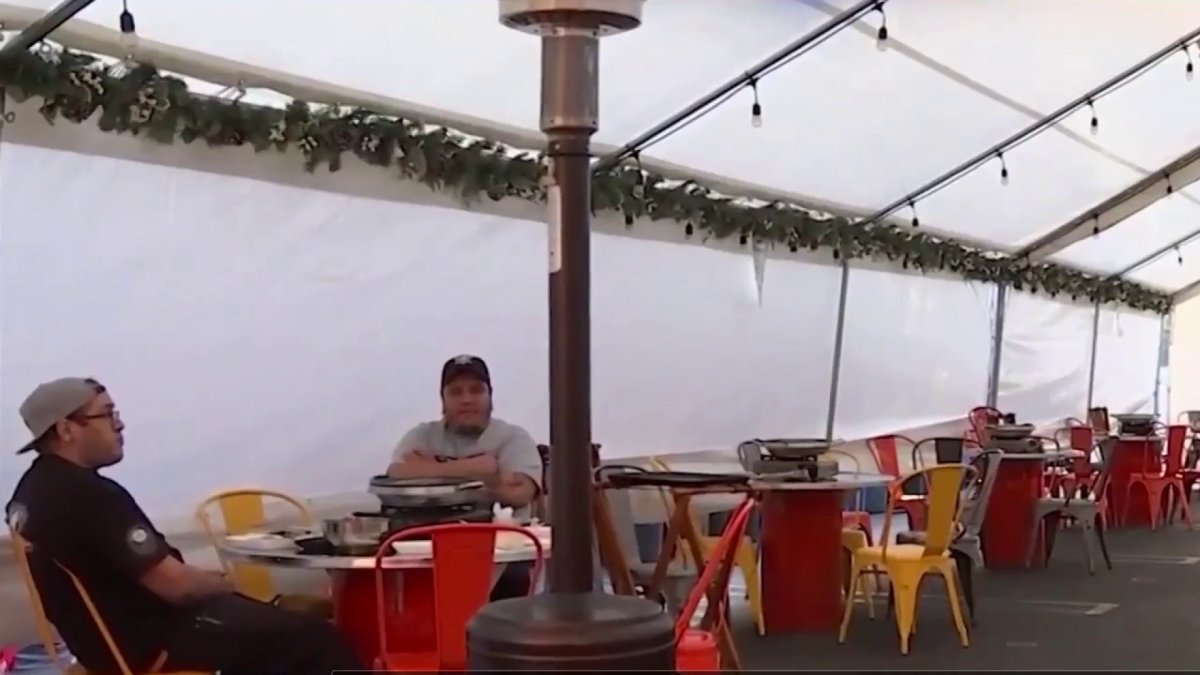 Outdoor Dining Tent Safety NBC Los Angeles