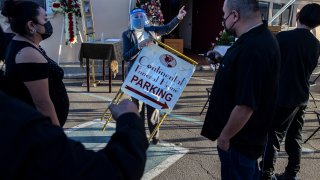 File Image: Covid-19 vaccines are given at Six Flags Magic Mountain. (Robert Gauthier/Los Angeles Times via Getty Images)