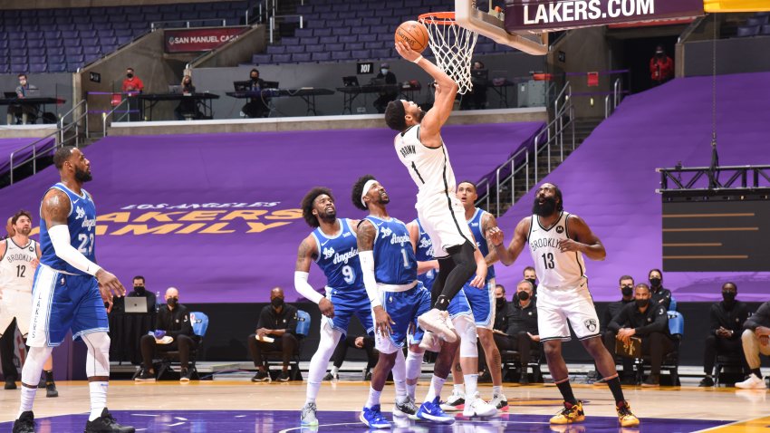 Brooklyn Nets v Los Angeles Lakers