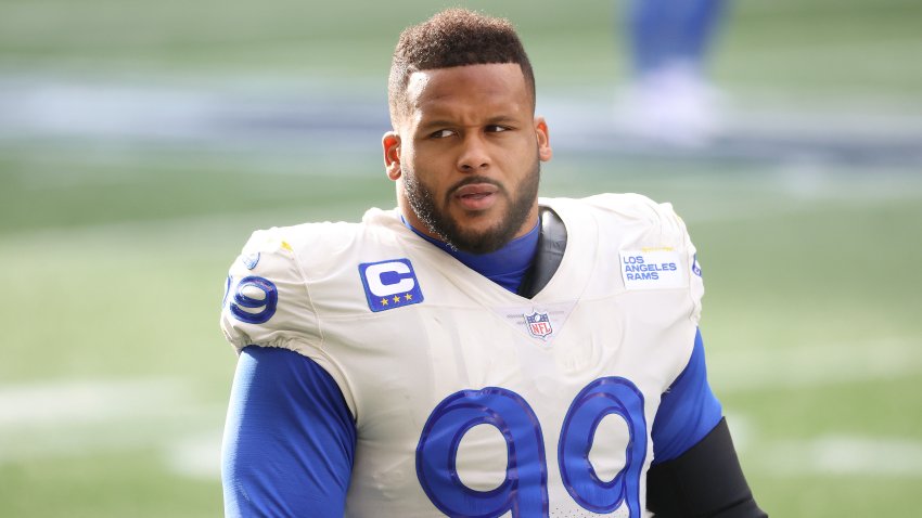 Rams’ Aaron Donald Wins Third NFL Defensive Player of the Year Award