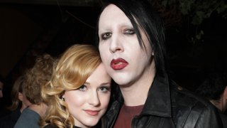 Evan Rachel Wood and Marilyn Manson