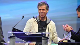 NASHVILLE, TN - JUNE 28: Recording Artists Chick Corea speaks on stage during the National Music Council American Eagle Awards Dinner honoring Chick Corea and The Manhattan Transfer at Music City Center on June 28, 2018 in Nashville, Tennessee.