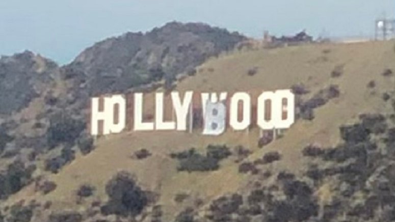 Six People Arrested For Altering Hollywood Sign To Read ‘hollyboob 
