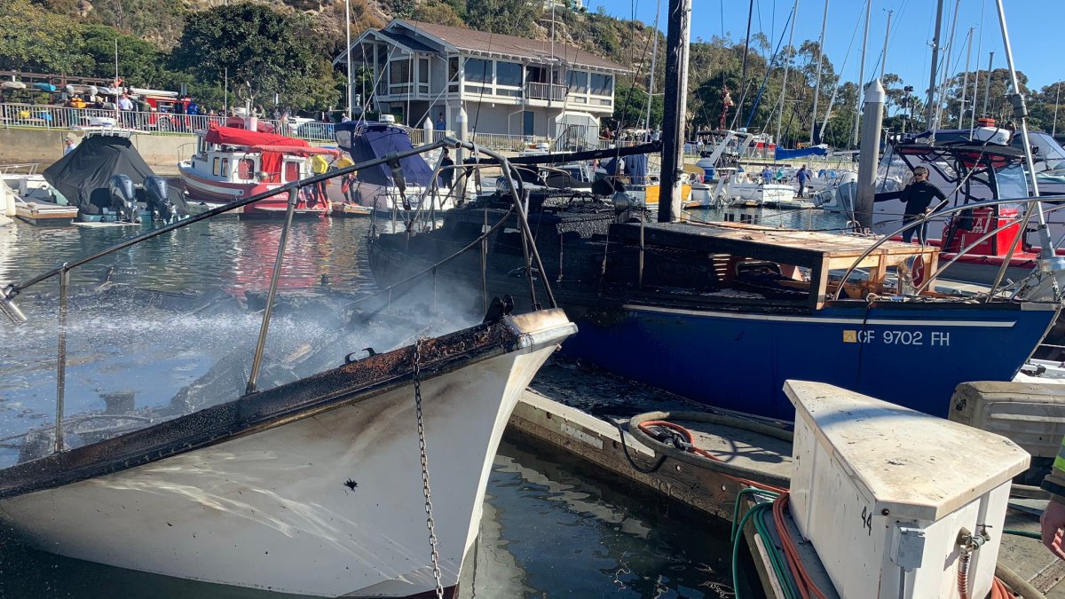 Seven Boats Catch Fire in Dana Point Harbor; No Injuries Reported NBC