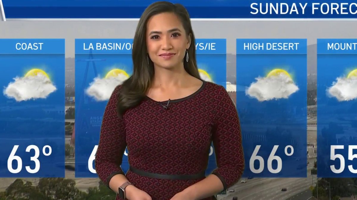 First Alert Forecast: Mostly Cloudy – NBC Los Angeles