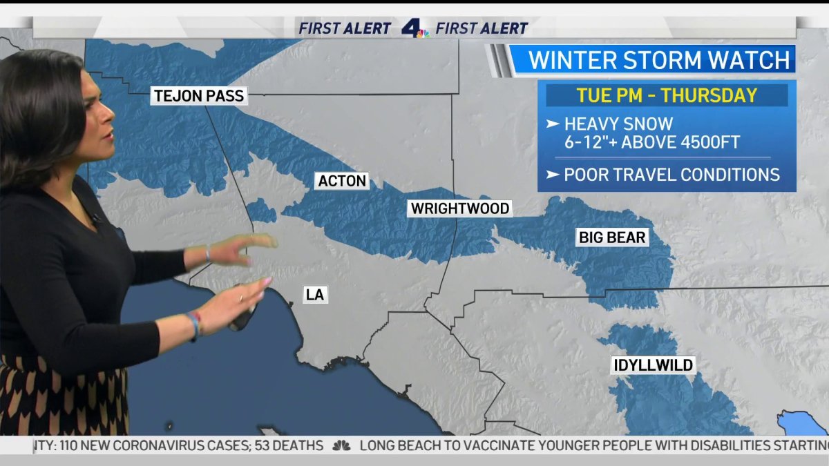 First Alert Forecast: Cloudy and Cool – NBC Los Angeles