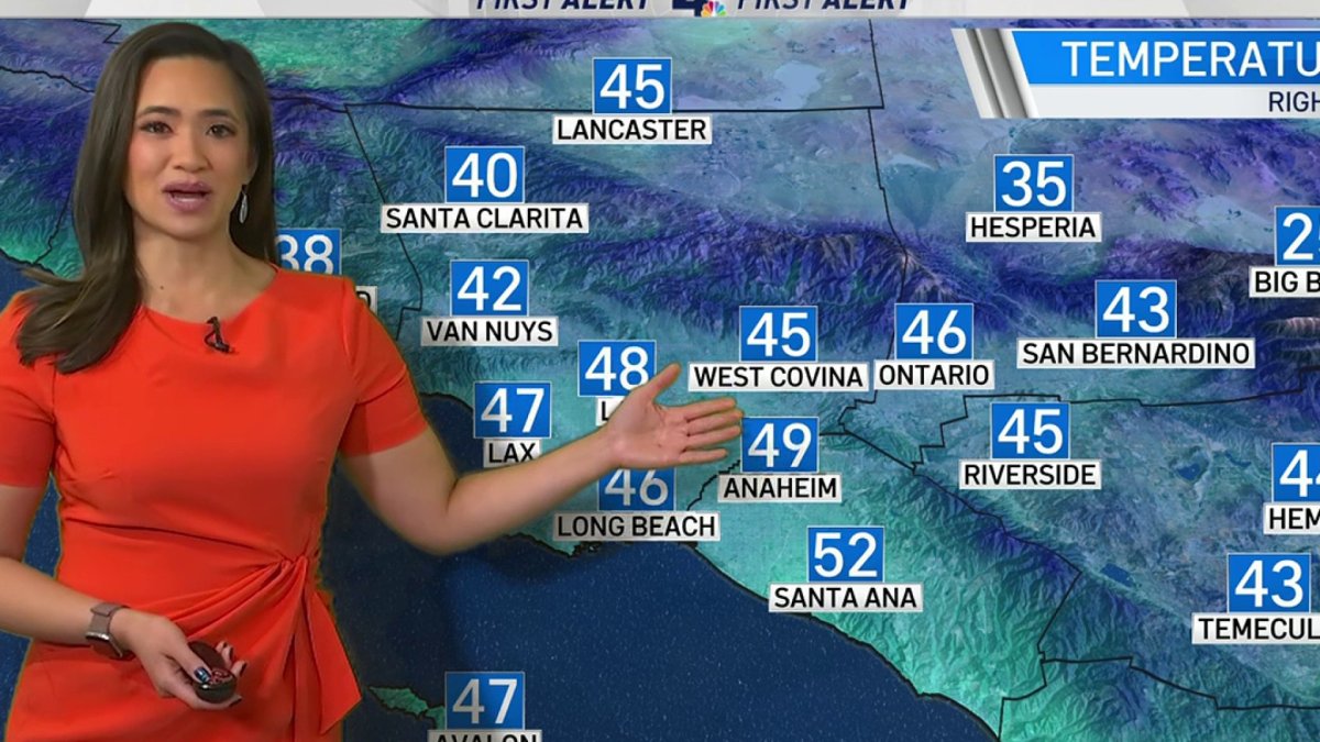 First Alert Forecast: Clear and Cool – NBC Los Angeles