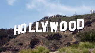 The Hollywood sign