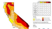 This U.S. Drought Monitor map shows conditions in California in late March 2021.