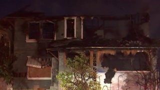 Fire burned a vacant Westlake District house.