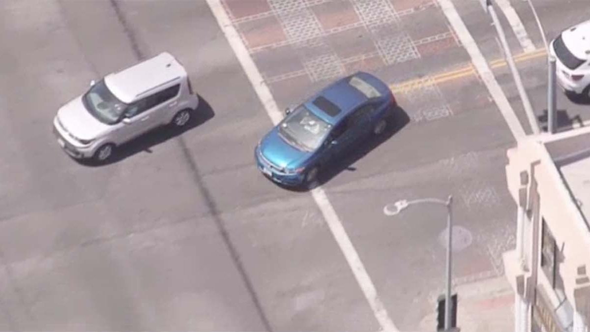 Police Chase Driver in Hollywood – NBC Los Angeles