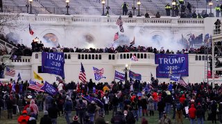 In this Jan. 6, 2021, file photo, rioters storm the U.S. Capitol in Washington, D.C.