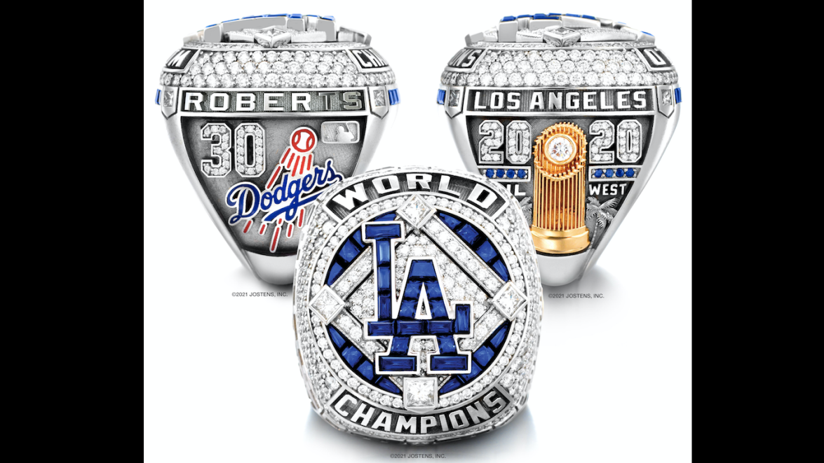 Corey Seager Los Angeles Dodgers Championship Ring 2021 Dodgers