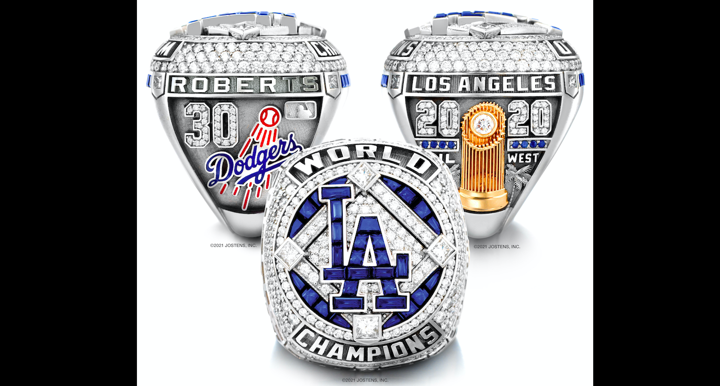 Los Angeles Dodgers 2020 World Series Champions 24'' Circle Sign