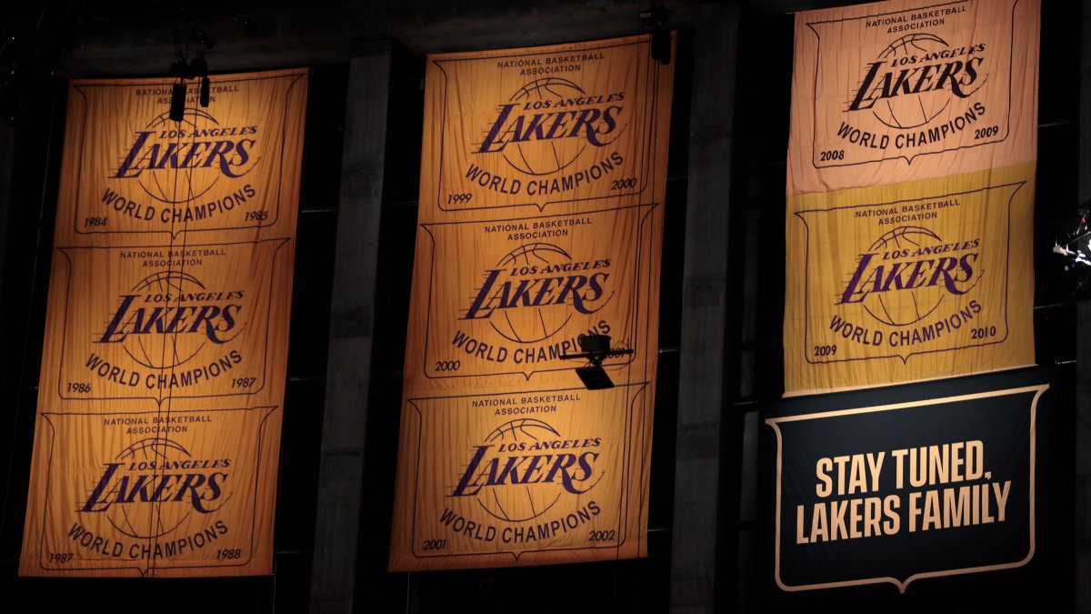 Los Angeles Lakers unveil 2020 NBA championship banner, stay alive for  top-6 spot - ESPN