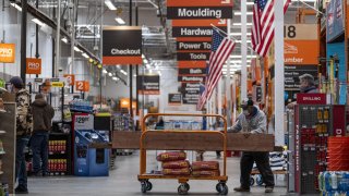 Inside a Home Depot Store