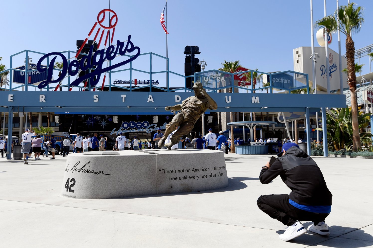 Dodger Stadium Opening Day The Best Images From The Dodgers Home
