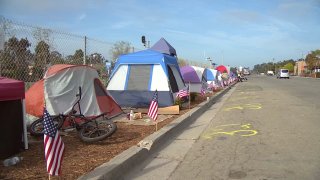 Oceanside Homeless Camp