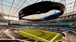 Inside the stadium that hosted five Super Bowls and was a