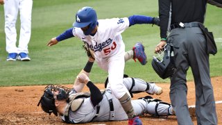 Miami Marlins v Los Angeles Dodgers