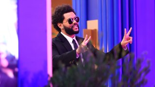 The Weeknd accepts Top Artist on stage during the 2021 Billboard Music Awards held at the Microsoft Theater on May 23, 2021 in Los Angeles, California.