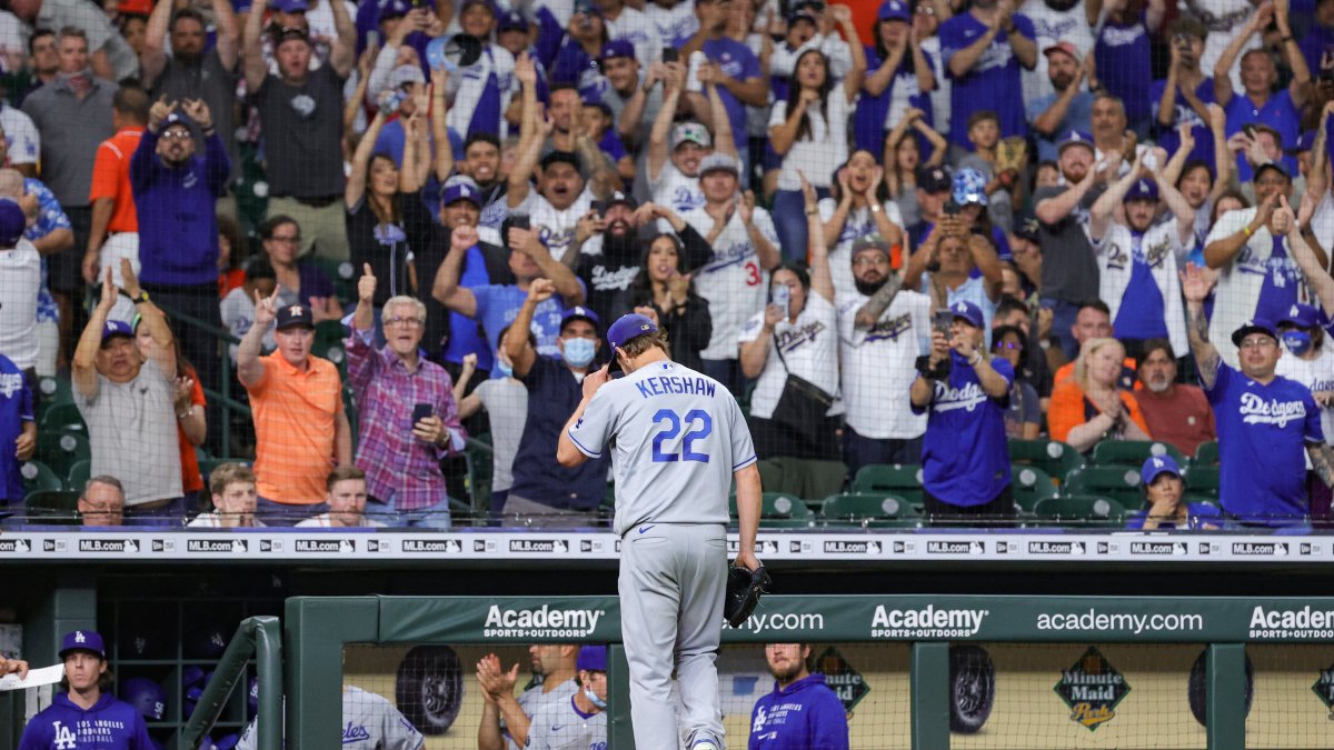 Clayton Kershaw's Strong Start Gives Dodgers 9-2 Win Over Astros – NBC Los  Angeles