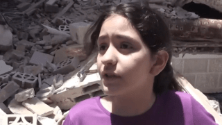 "I want to let out my anger, out of my body because they're killing people," Nadeen Abed al Lateef told NBC News from the Gaza Strip on Sunday, May 16, 2021.