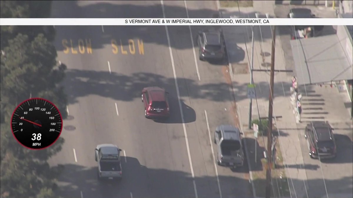 CHP Pursuit Throughout South LA NBC Los Angeles
