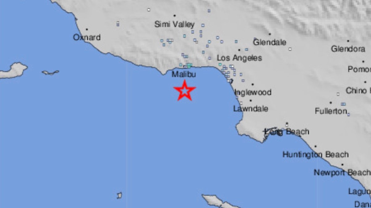 Earthquake Strikes Near Malibu NBC Los Angeles