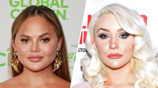 Chrissy Teigen (left) and Courtney Stodden (right).