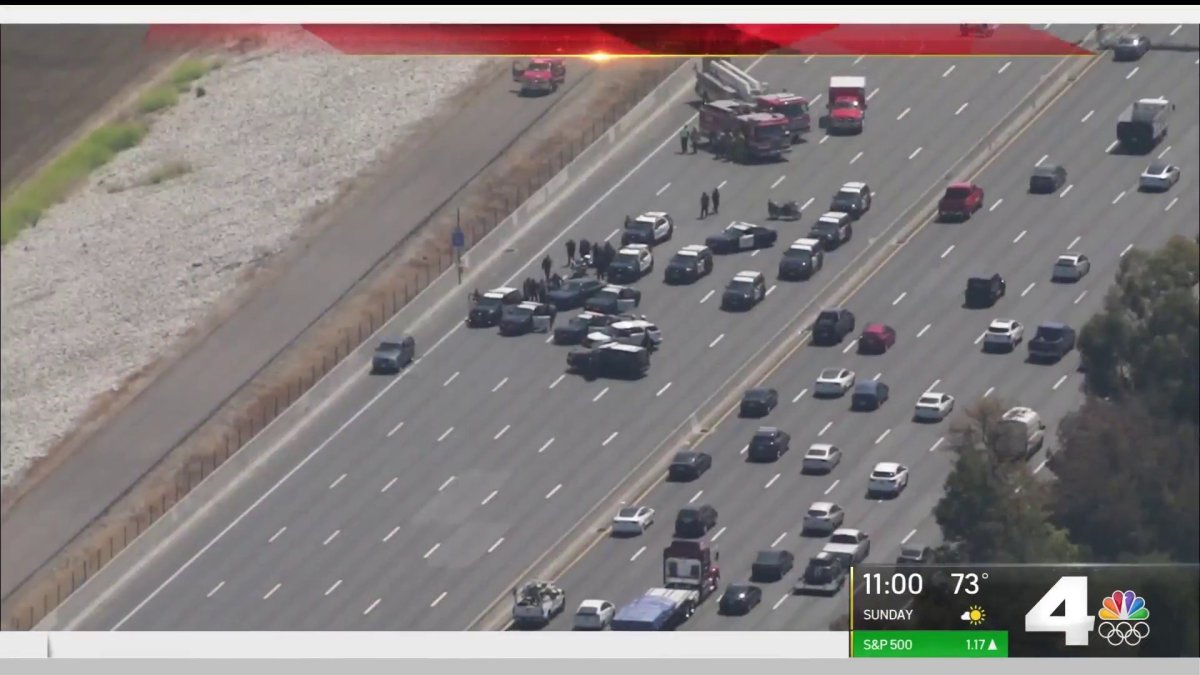 Standoff Closes 101 Freeway Nbc Los Angeles