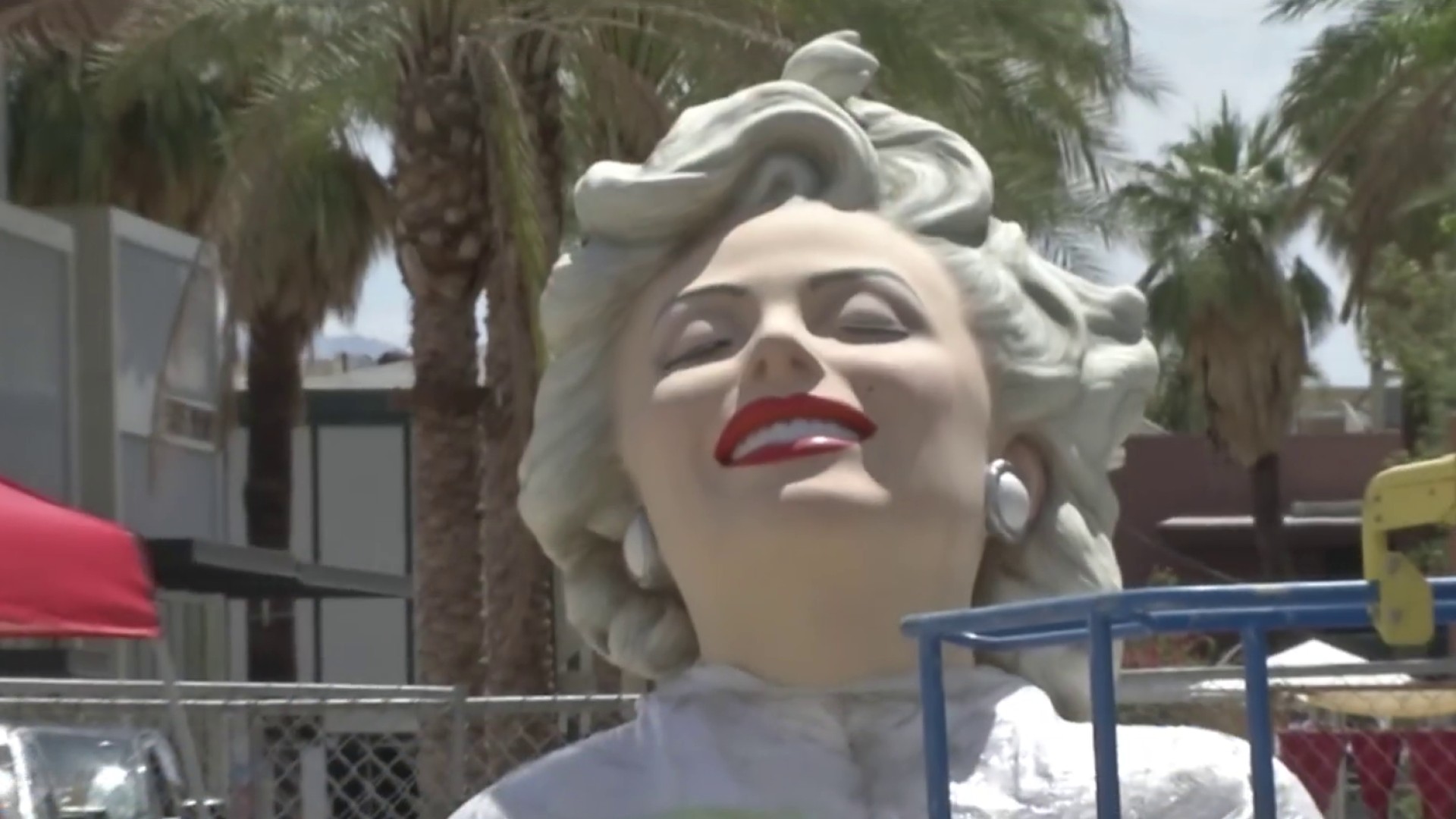 Forever Marilyn Monroe statue installed in Palm Springs amid protest