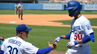 MLB: JUN 13 Rangers at Dodgers