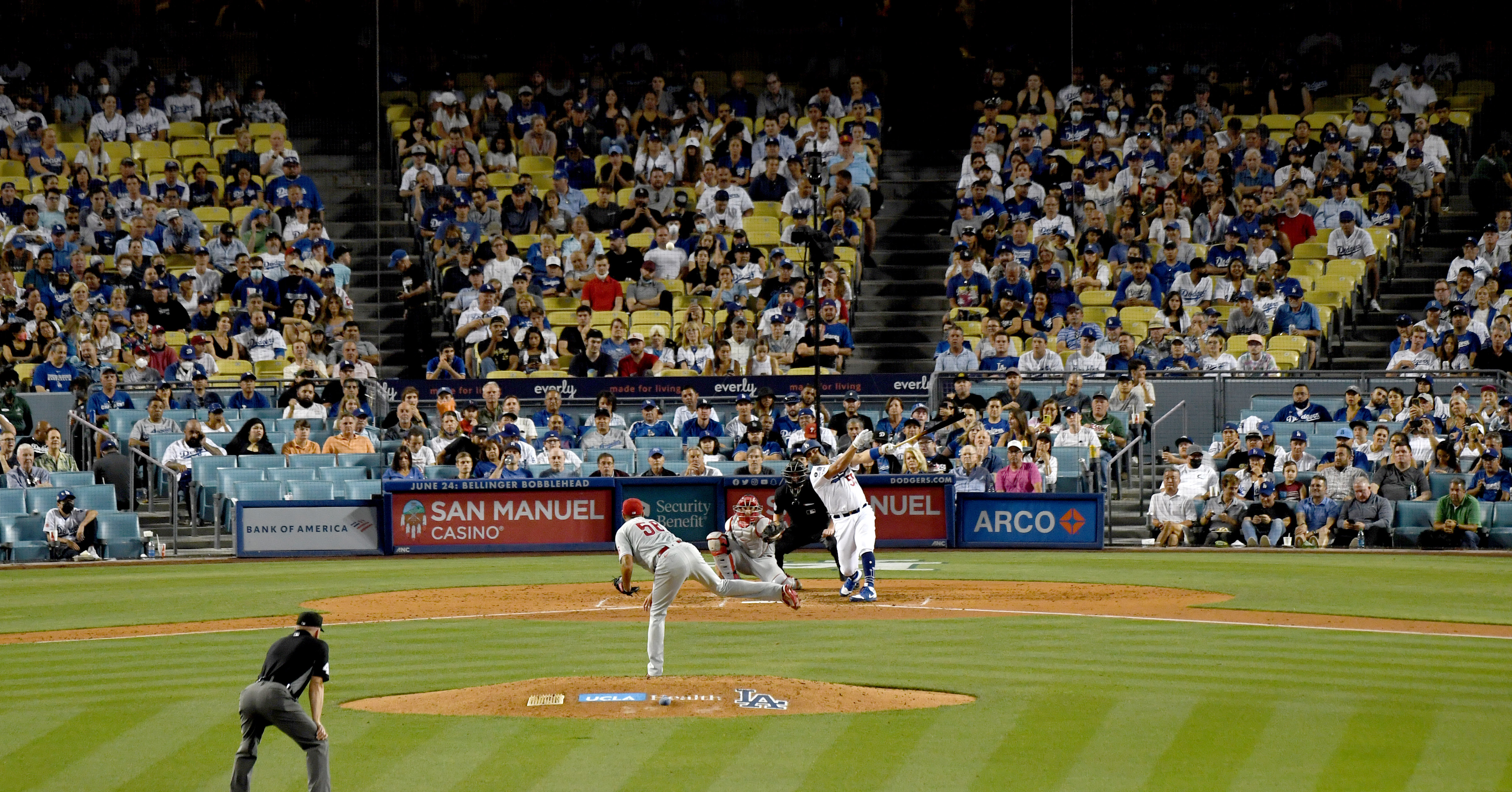 See Reopening Day Photos at Dodger Stadium NBC Los Angeles