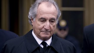 Bernie Madoff leaves federal court in New York on March 10, 2009.