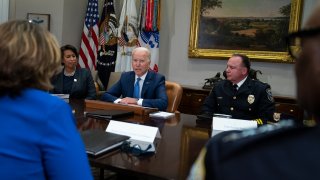 Joe Biden, Muriel Bowser, Robert Tracy