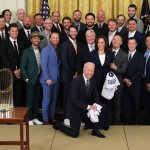 2020 World Series Champs LA Dodgers Visit The White House
