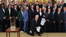 2020 World Series Champs LA Dodgers Visit The White House